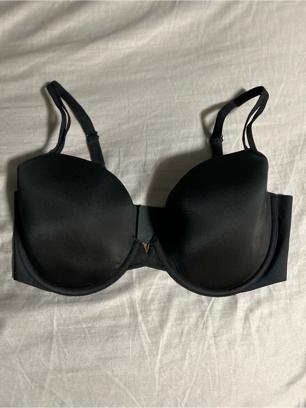 Victoria's Secret Black Lined Demi Bra Size 36DD